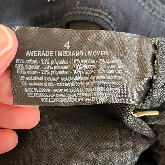 Gloria Vanderbilt Avery Pull-On Slim Fit Stretch Dark Denim Jegging Jeans 4 NWT - Picture 12 of 15